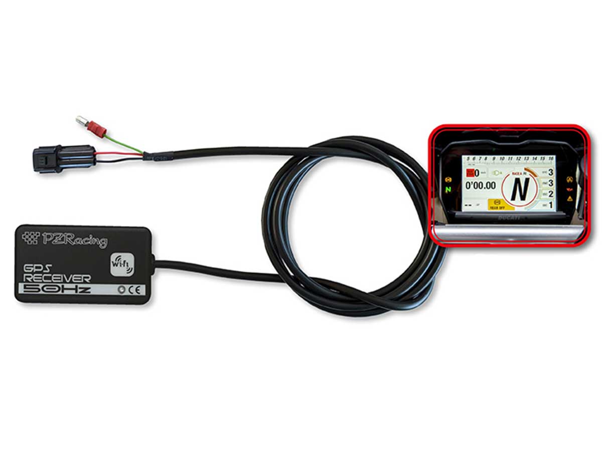 Lieferumfang GPS-Empfänger für Originalcockpit der Honda CBR 1000 RR-R ab 2024