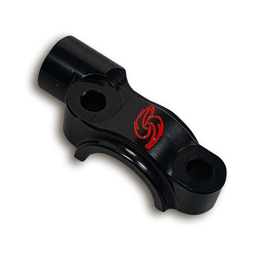 Galespeed Klemmschelle mit Spiegelhalter M10x1