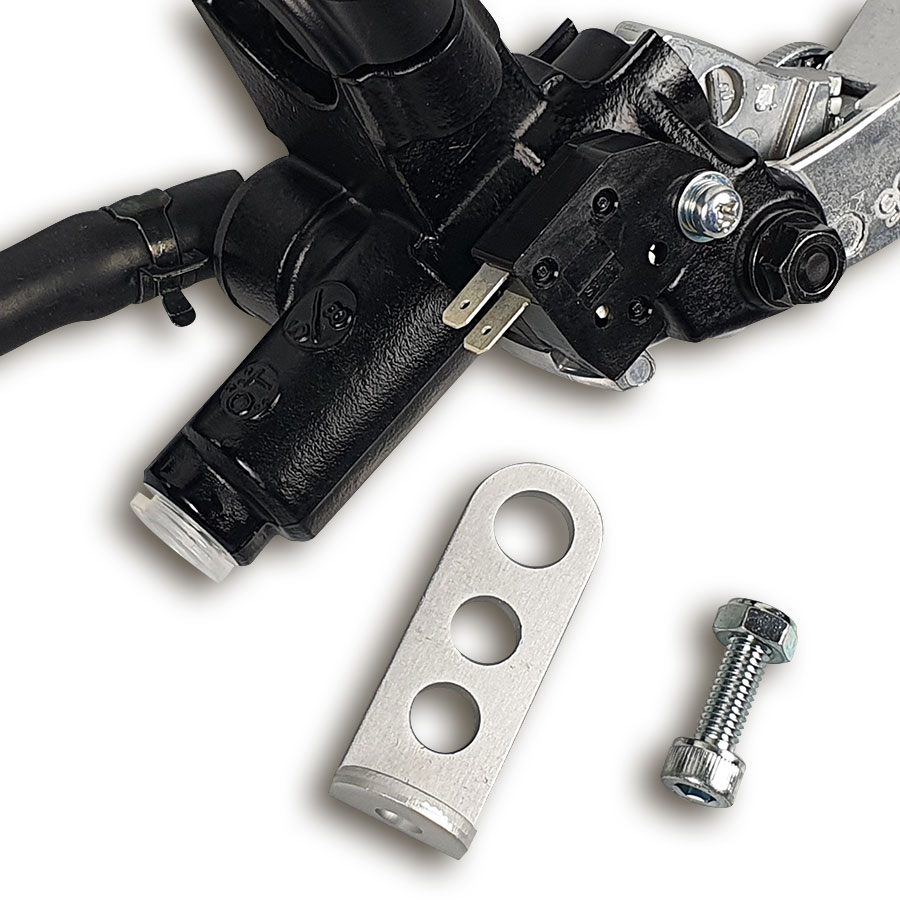 Nissin Bremspumpe mit 5/8 bzw. 15,87 mm Kolbendurchmesser schwarz Kennzeichnung