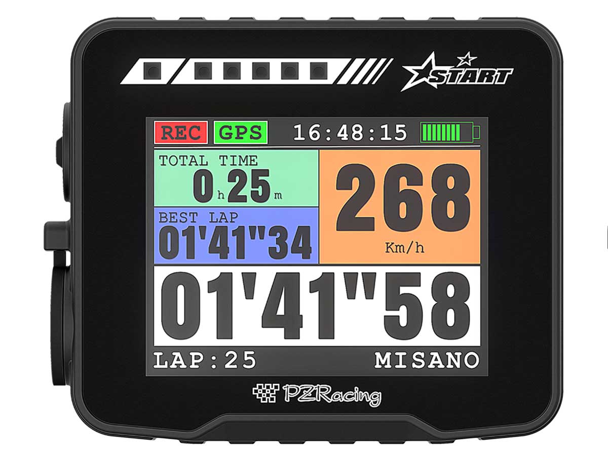 START Next GPS Laptimer mit Farbdisplay, 50 Hz Datenerfassung und App Anbindung