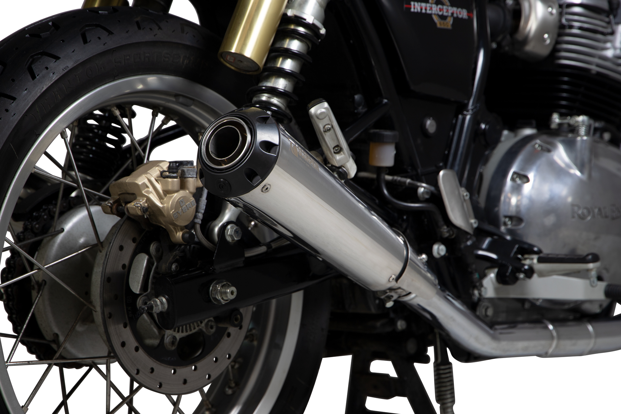 Scorpion Red Power Auspuff für Royal Enfield Interceptor 650 2017-2020 Motorräder