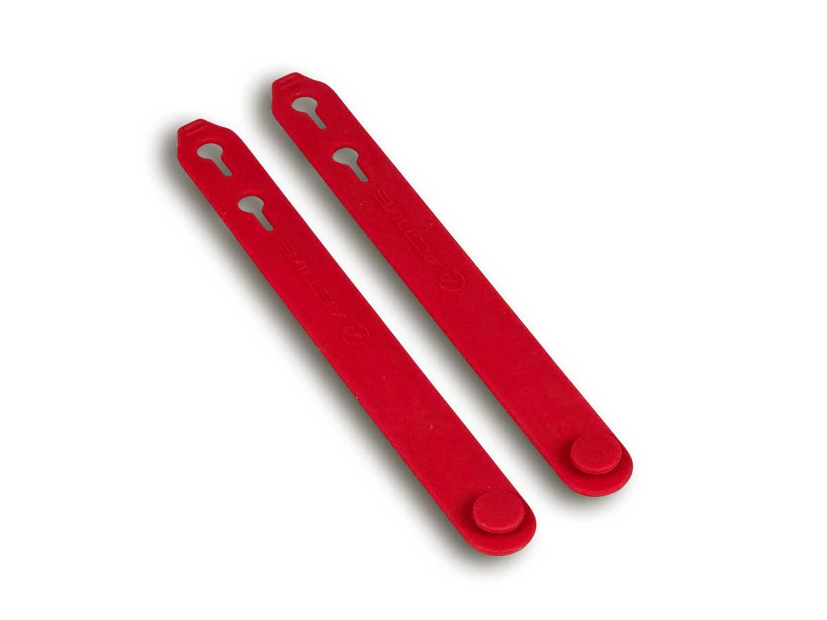 Active Siliconband 80 - 95 mm dehnbar rot, Paar