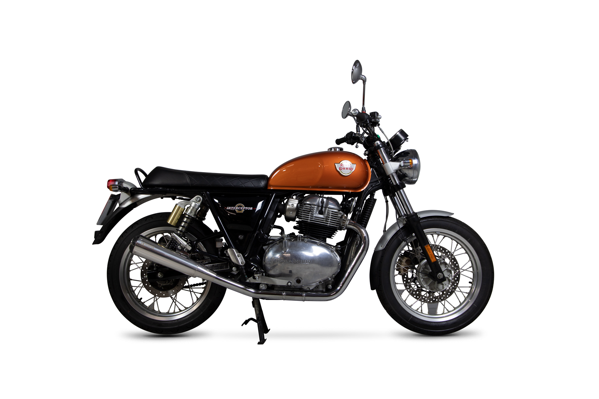 Scorpion Red Power Auspuff für Royal Enfield Interceptor 650 2017-2020 Motorräder