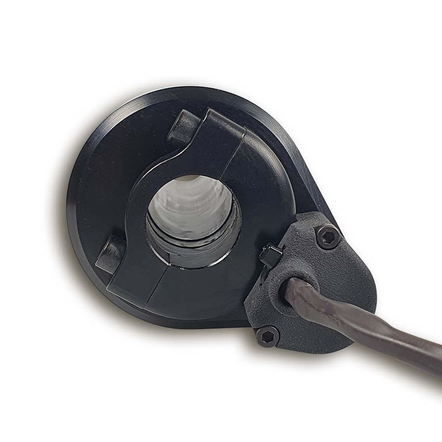 Detail desKurzweggasgriffs für das Drive by Wire der Yamaha YZF R1 2020-