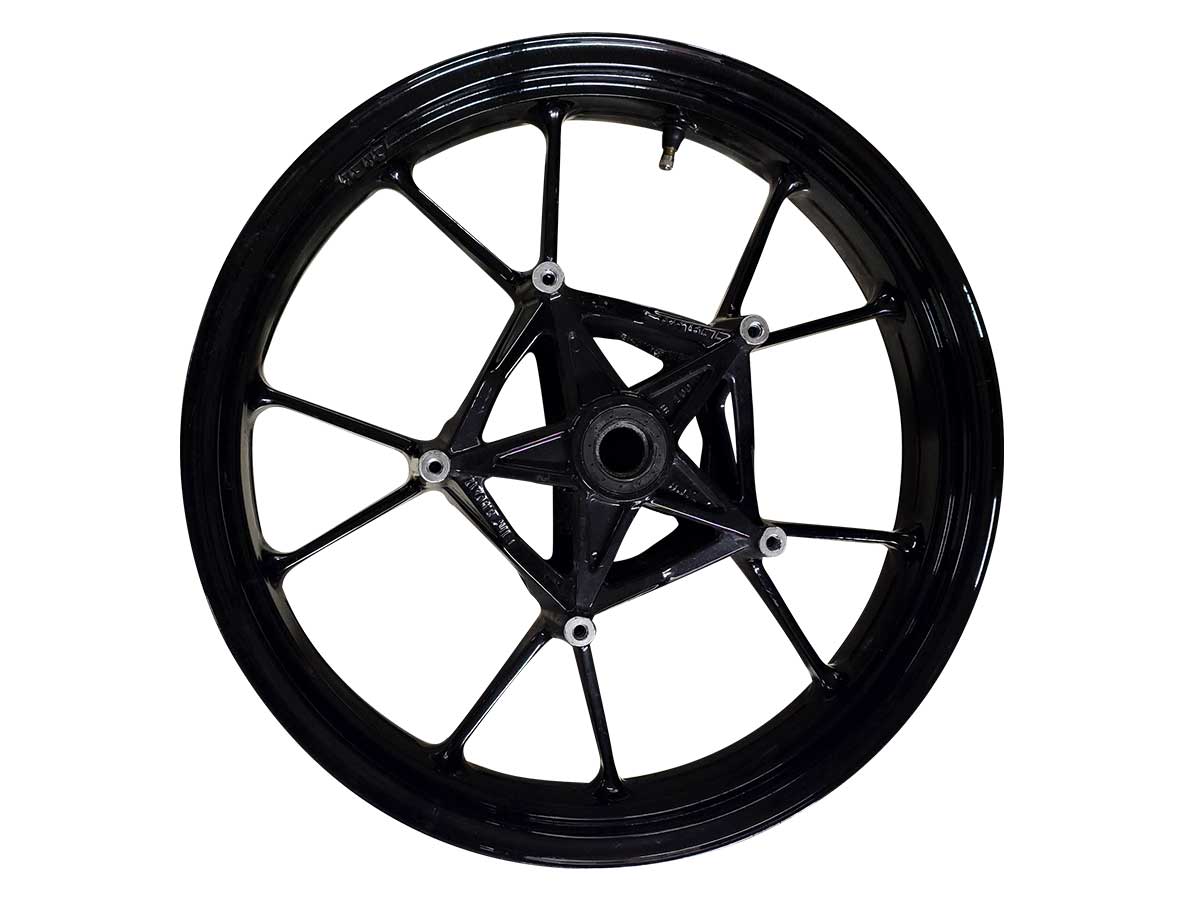 Vorderradfelge für BMW S 1000 RR 2010-17 S1000R 2014-15 schwarz, gebraucht