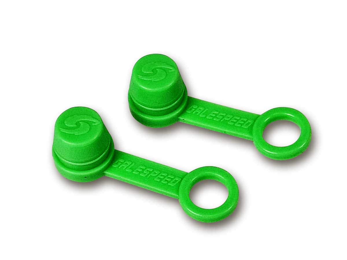 Active Siliconkappen für Entlüfternippel grün, Paar