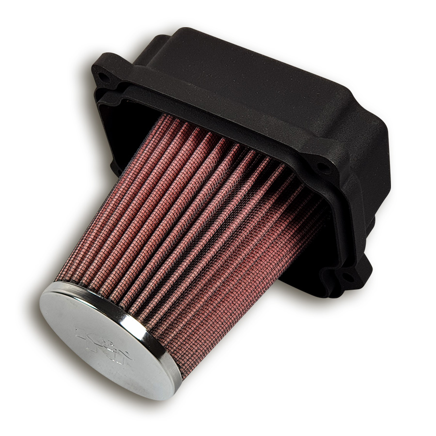 Luftfiltermodifikation für Honda CB 500 F/X und CBR 500 R 2014-2018 von hinten