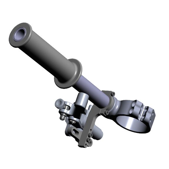 Lenkerhalter für Gale Speed Daumenbremse Montagebeispiel