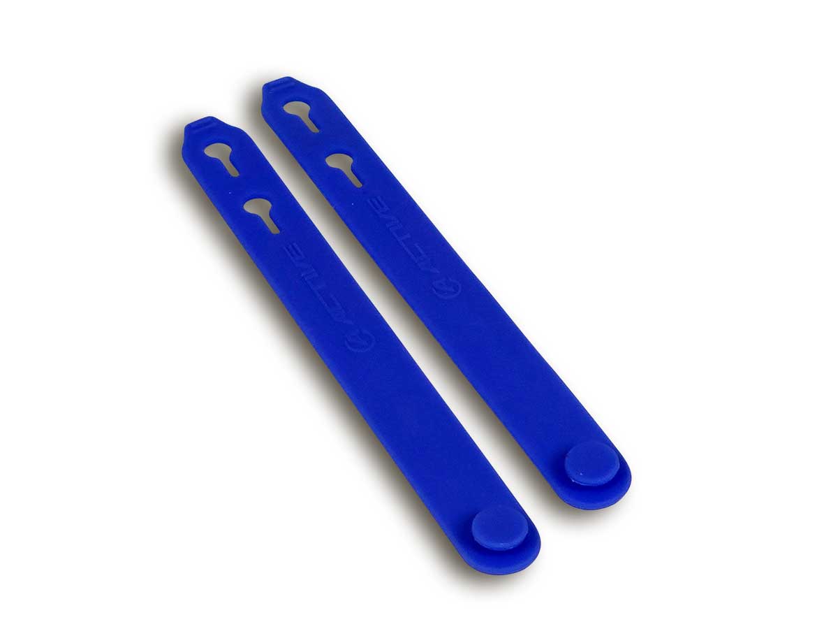 Active Siliconband 80 - 95 mm dehnbar blau, Paar