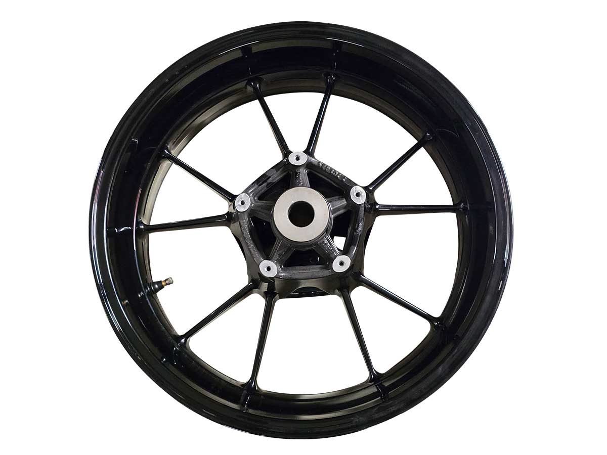 Hinterradfelge für BMW S 1000 RR 2010-17 S1000R 2014-15 schwarz, gebraucht