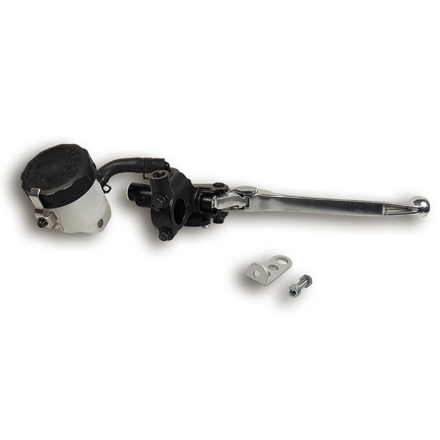 Nissin Bremspumpe mit 5/8 bzw. 15,87 mm Kolbendurchmesser schwarz hinten