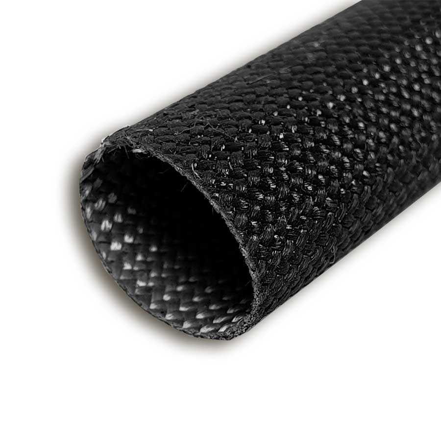 Feuerhemmender Schutzschlauch Durchmesser 12 mm zum Überziehen von Kabeln und Leitungen