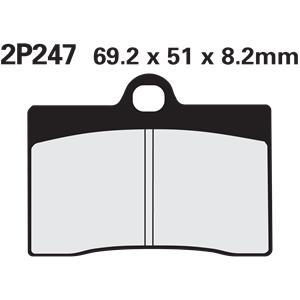 Nissin Bremsbelagsatz für KTM Sting 125 97-99 Duke 400 LC4 94-98 Duke 620 LC4 94-98 Duke-E 640 98 SM