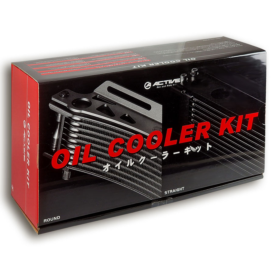 Active Ölkühlerkit BMW R nine T 2014-2016 rund, schwarz, 16 Reihen