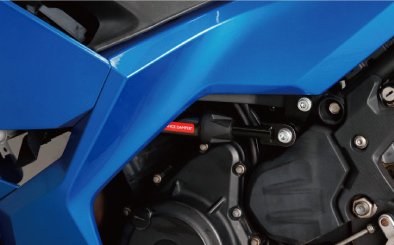 Active Performance Dämpfer für Kawasaki Ninja 400 2018-2024 eingebaut