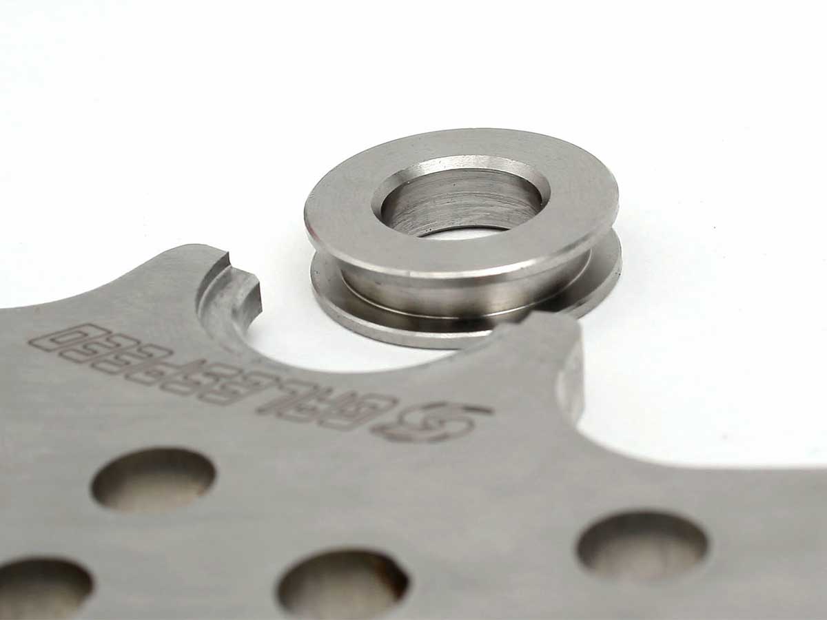 Floater für hintere Gale Speed Bremsscheibe in Einbaulage