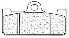 Schema des Carbon Lorraine Bremsbelagsatz C60 2329C60 für Gale Speed 4-Kolben Radialbremszangen vorne