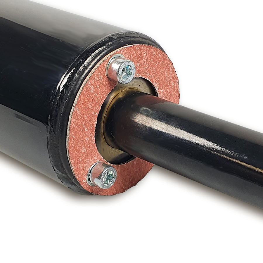 Befestigung des schwarz verchromten micron Schalldämpfer für Zweitaktanlagen mit TÜV Gutachten