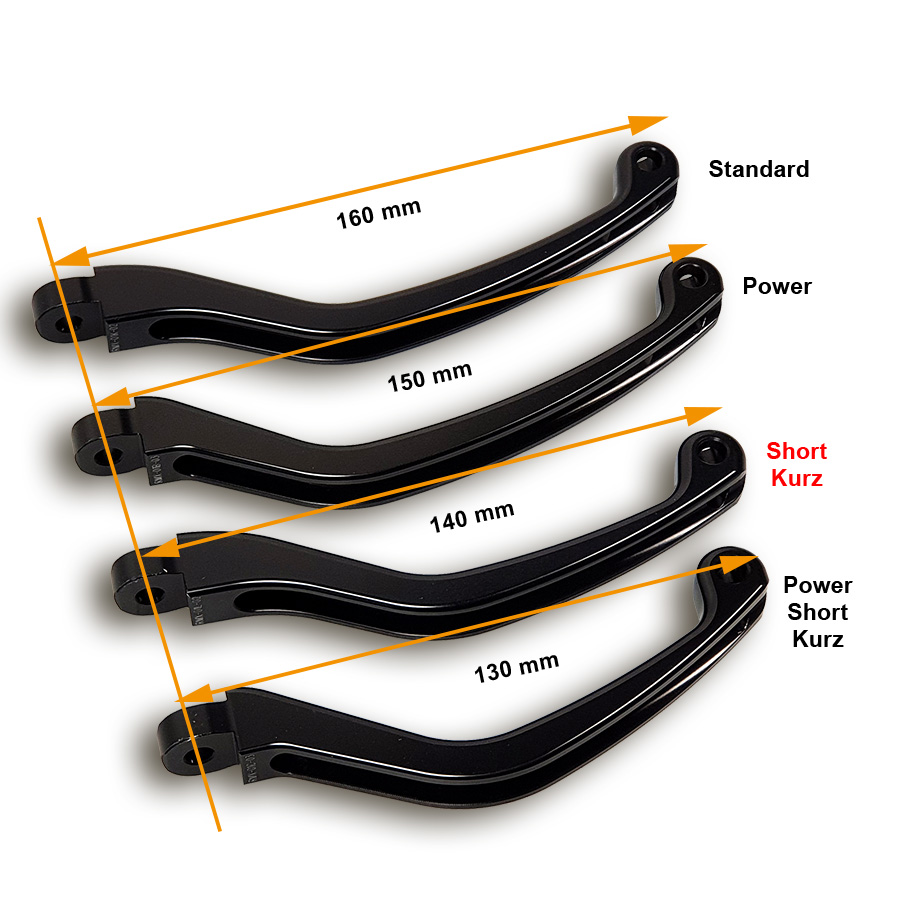Galespeed Handhebel gerade kurz für RM und RE Pumpen