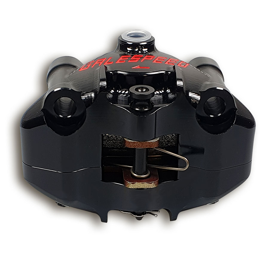 Gale Speed Elaborate hintere Radialbremszange 34 mm Kolben mit Titanschrauben unten