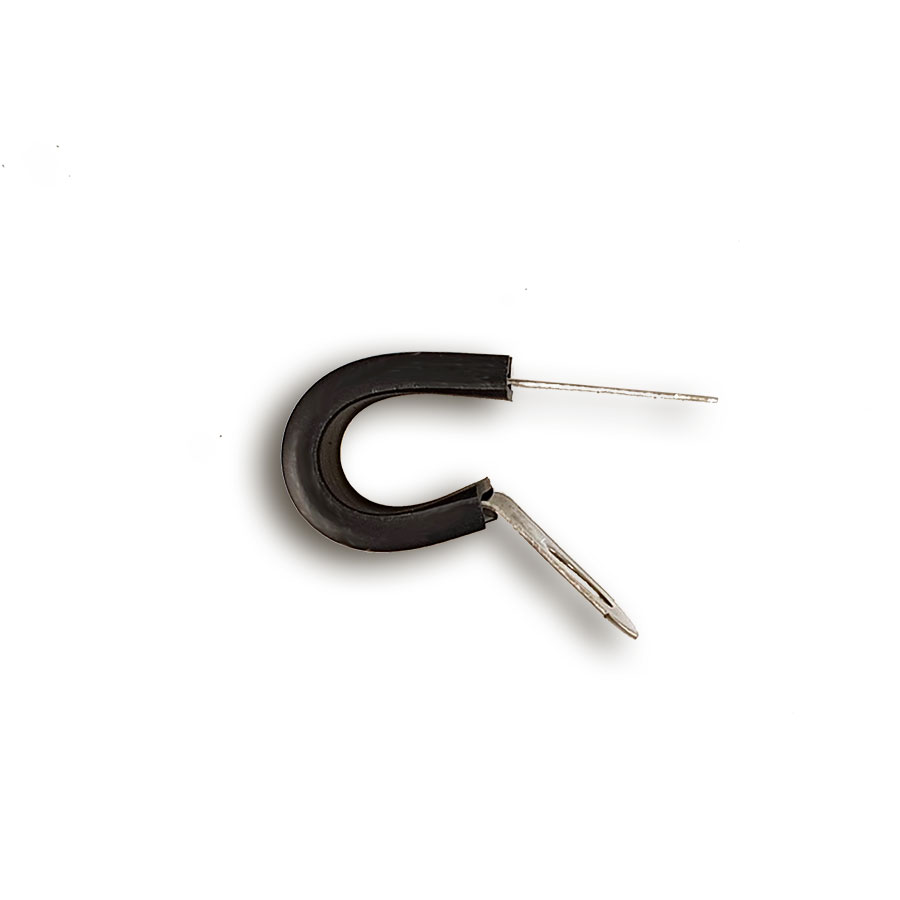 Befestigungsschelle mit 6 mm Bohrung zur Verschraubung