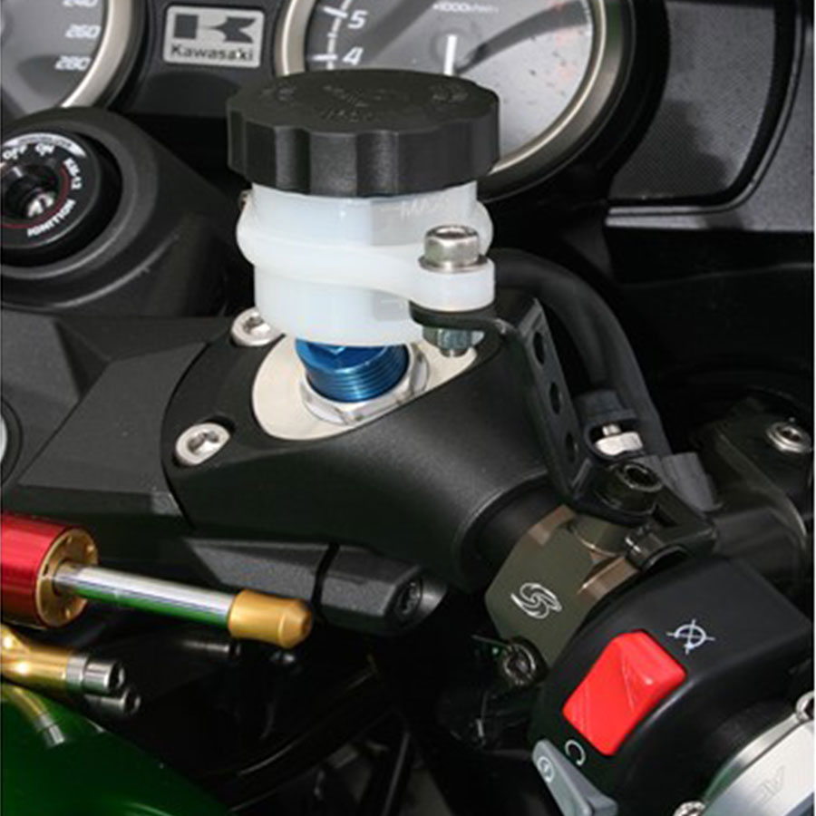 Montagebeispiel Gale Speed Reservoir-Kit für Stummellenker einfach mit transparentem Reservoir