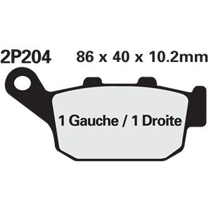 Nissin Bremsbelagsatz für Triumph Street Triple R 675 09- Tiger 09- Tiger XC (ABS) 10- Daytona 955i