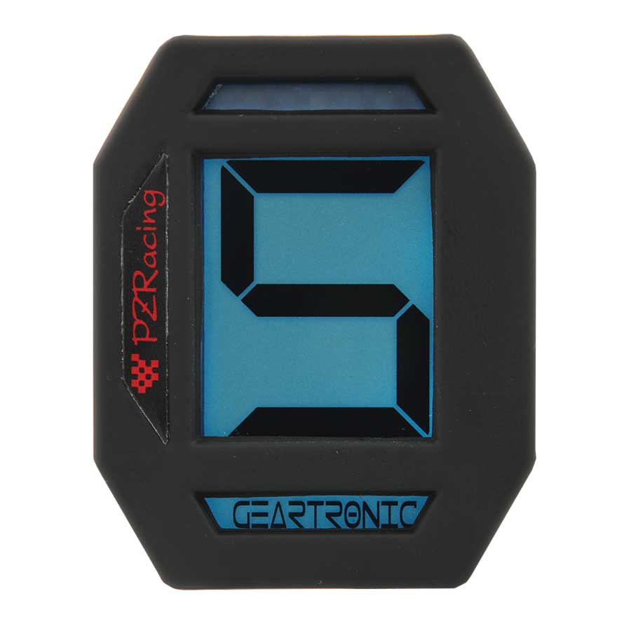 Geartronic² Ganganzeige mit Schaltblitz Hintergrundfarbe hellblau
