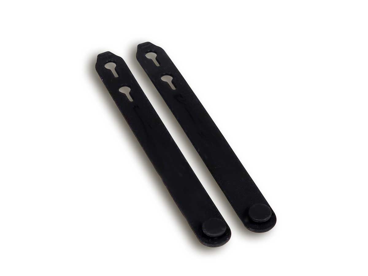 Active Siliconband 80 - 95 mm dehnbar schwarz, Paar