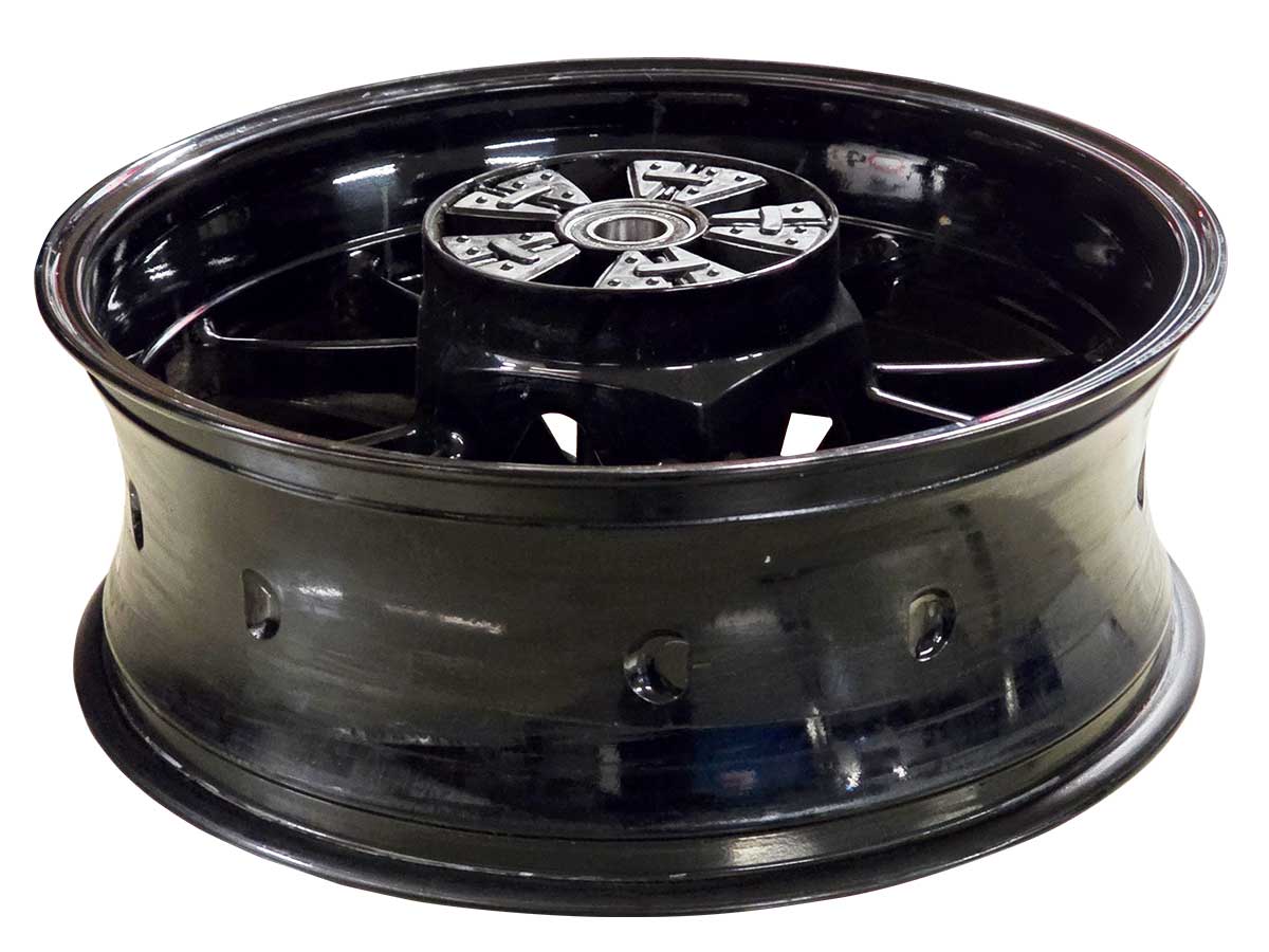 Hinterradfelge für BMW S 1000 RR 2010-17 S1000R 2014-15 schwarz, gebraucht