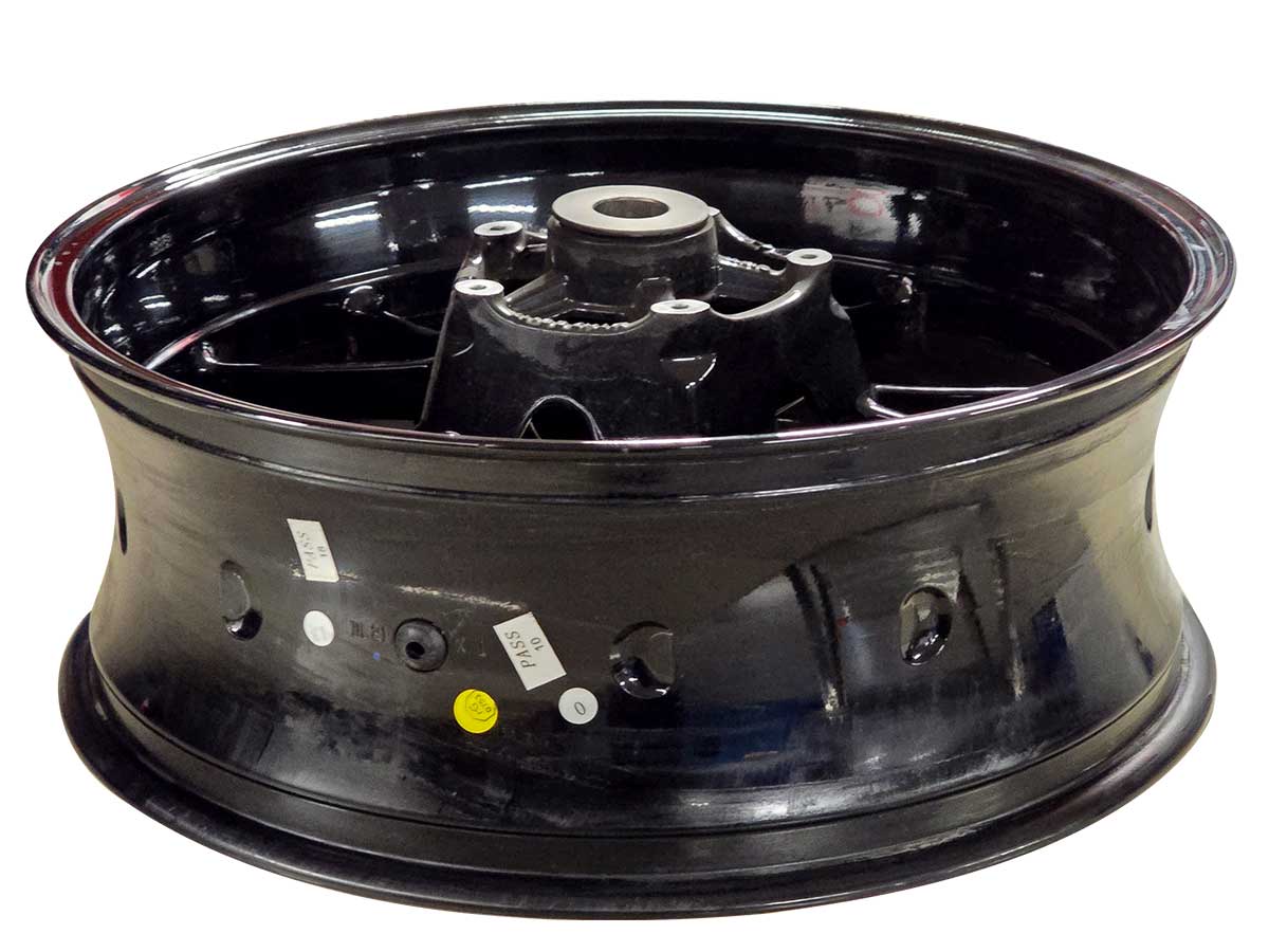 Hinterradfelge für BMW S 1000 RR 2010-17 S1000R 2014-15 schwarz, gebraucht