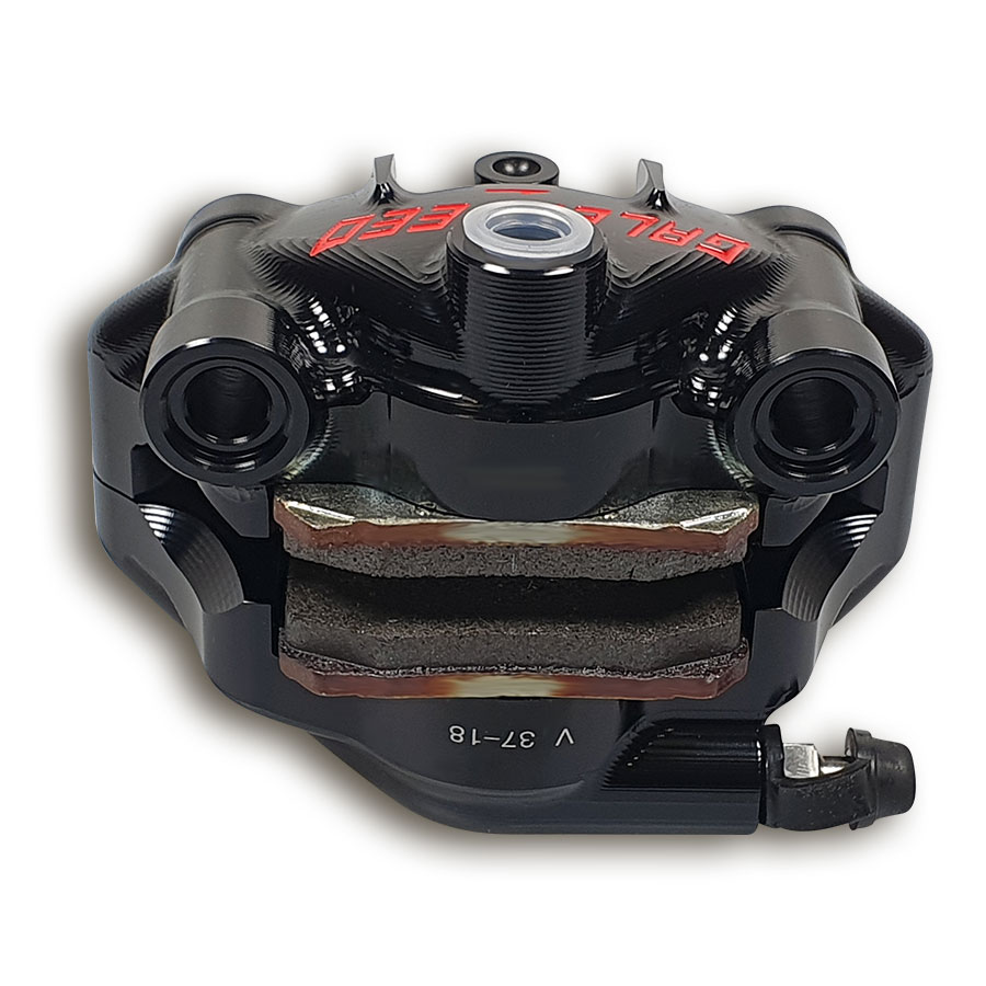 Gale Speed Elaborate hintere Radialbremszange 34 mm Kolben mit Titanschrauben oben