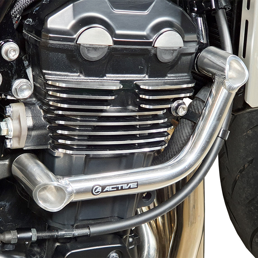 Active Subframe Schutzbügel silber für Kawasaki Z 900 RS und Cafe 2018-