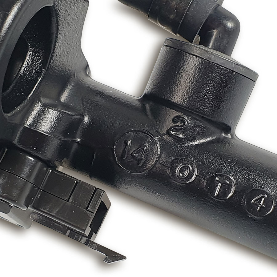 Nissin Kupplungspumpe mit 14 mm Kolbendurchmesser schwarz Kennzeichnung