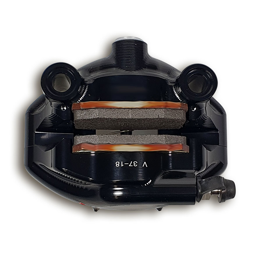 Gale Speed Elaborate hintere Radialbremszange 34 mm Kolben mit Titanschrauben oben