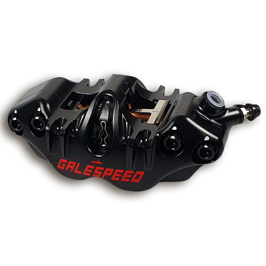 Galespeed Elaborate Radialbremszange gefräst links mit 108 mm Aufnahmeabstand 34/30 mm Kolben