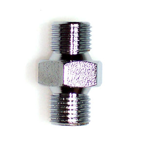 Fittingadapter mit M10x1 Außengewinde für Easy-Fit Leitungen verchromt