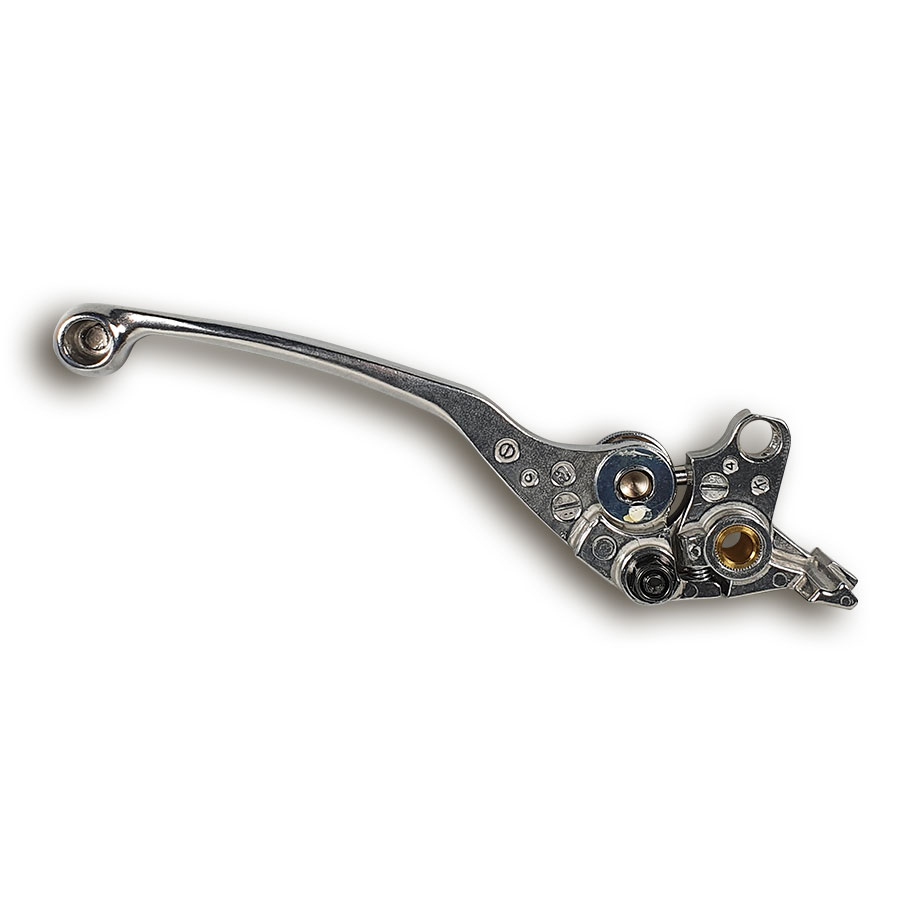 Nissin Kupplungshebel einzeln mit Versteller 4-fach, silber unten