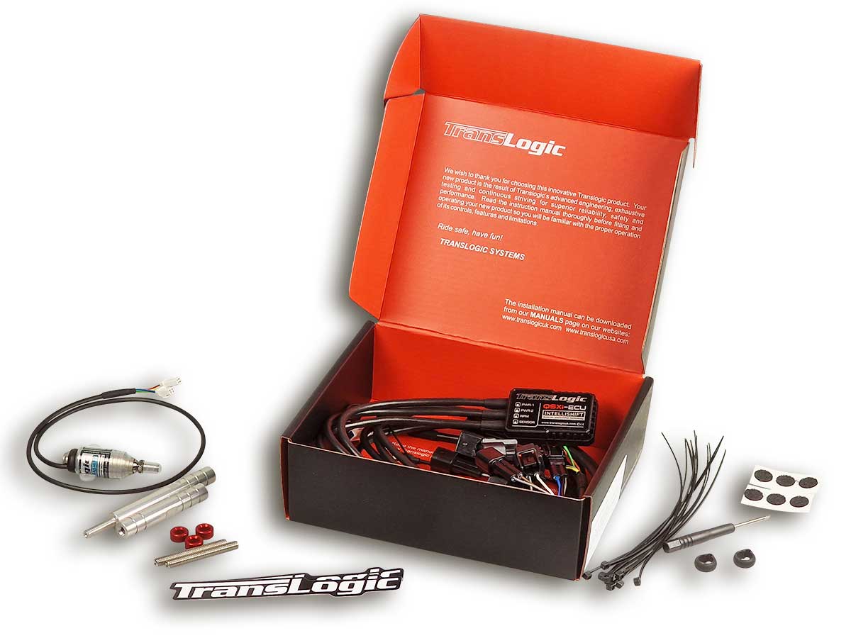 Lieferumfang symbolisch Translogic QSXi Quickshifter für Ducati Monster 696 2008-14, 796 2010-14 und 821 ab 2015