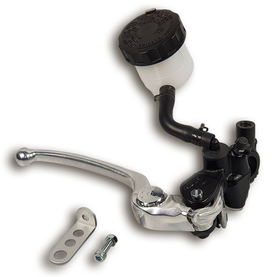 Nissin Radialbremspumpe mit 19 mm Kolbendurchmesser schwarz von vorne