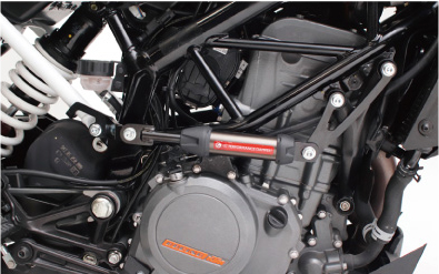 Active Performance Dämpfer für KTM Duke 390 2017- 390 Adventure 2020- 125 Duke 2017- eingebaut