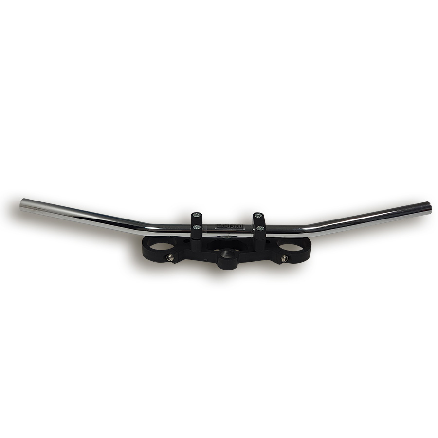 micron Lenker Straight Short chrom Montagebeispiel