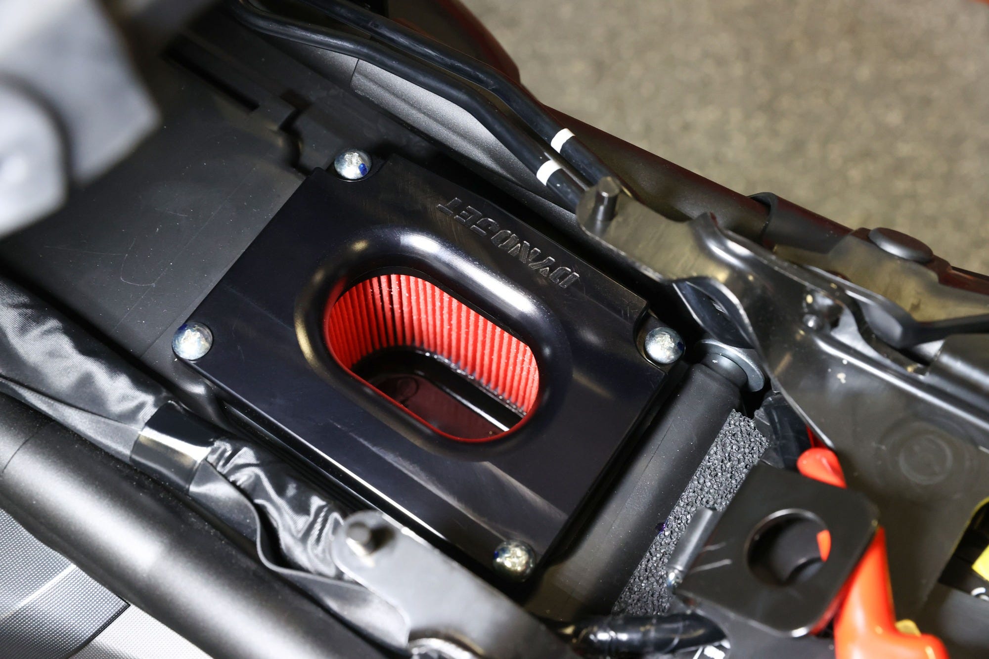 Luftfilterdeckel für Yamaha MT-07 mit Serienfilter