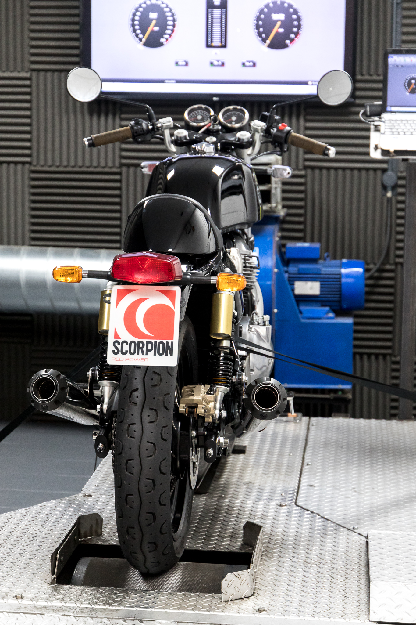 Scorpion Red Power Auspuff für Royal Enfield Interceptor 650 2017-2020 Motorräder