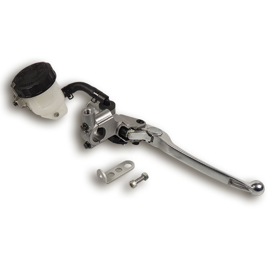 Nissin Bremspumpe mit 5/8 bzw. 15,87 mm Kolbendurchmesser silber hinten