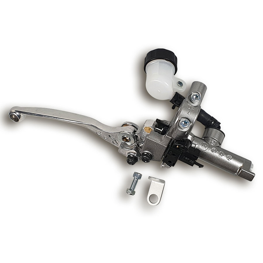 Nissin Kupplungspumpe mit 14 mm Kolbendurchmesser silber von unten