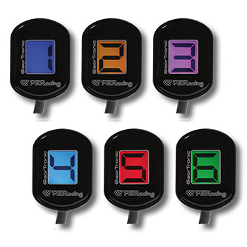 Geartronic Ganganzeige mit 6 per Touchscreen wählbaren Hintergrundfarben von Hagen Sportzubehör