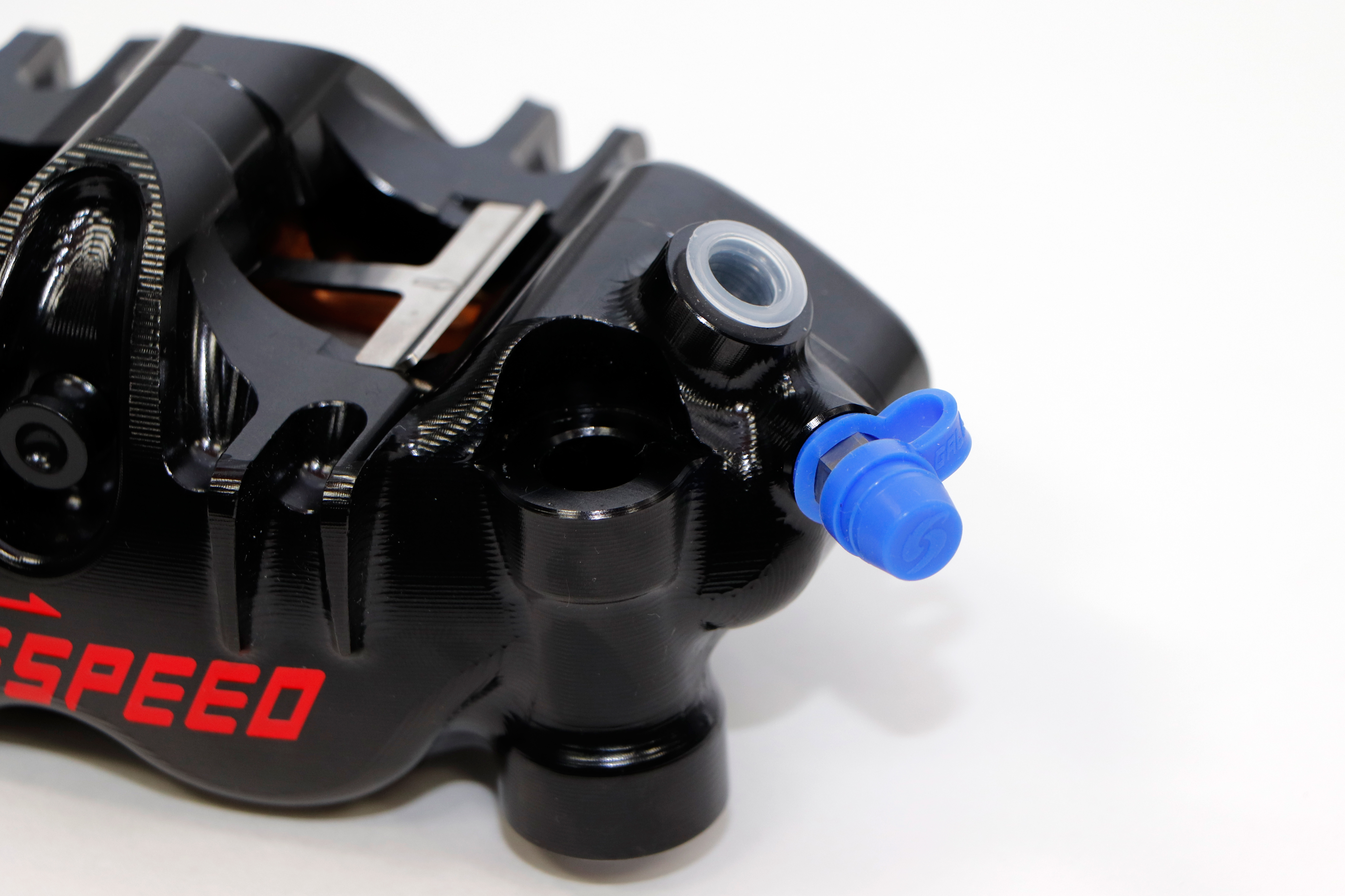 Active Siliconkappen für Entlüfternippel blau, Montagebeispiel