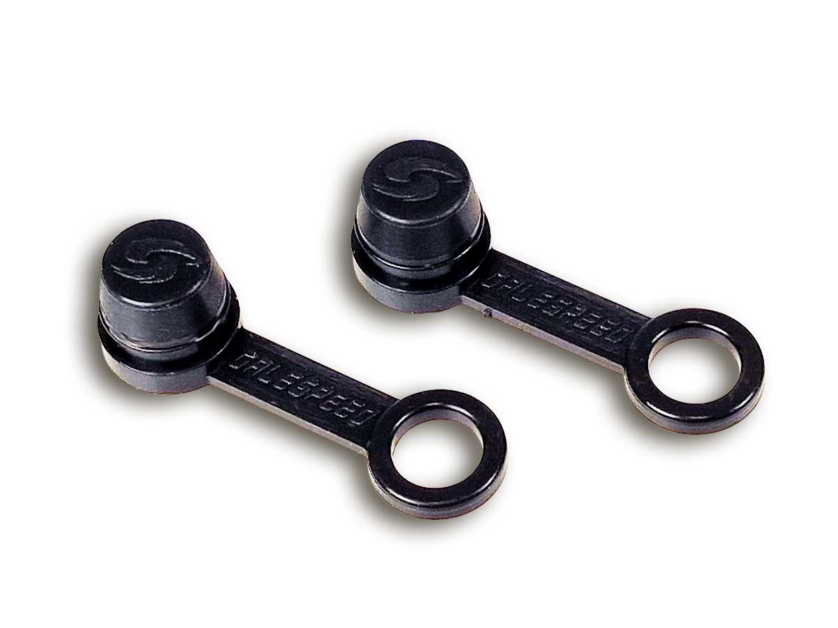 Active Siliconkappen für Entlüfternippel schwarz, Paar