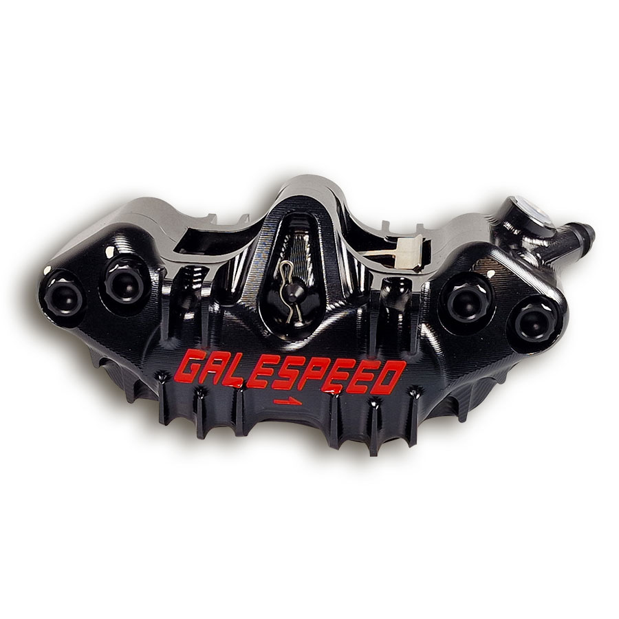 Galespeed Elaborate Radialbremszange gefräst links mit 100 mm Aufnahmeabstand 34/30 mm Kolben seitlich